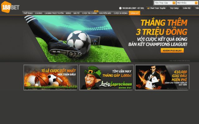 Bet188 cung cấp nhiều tính năng ưu việt